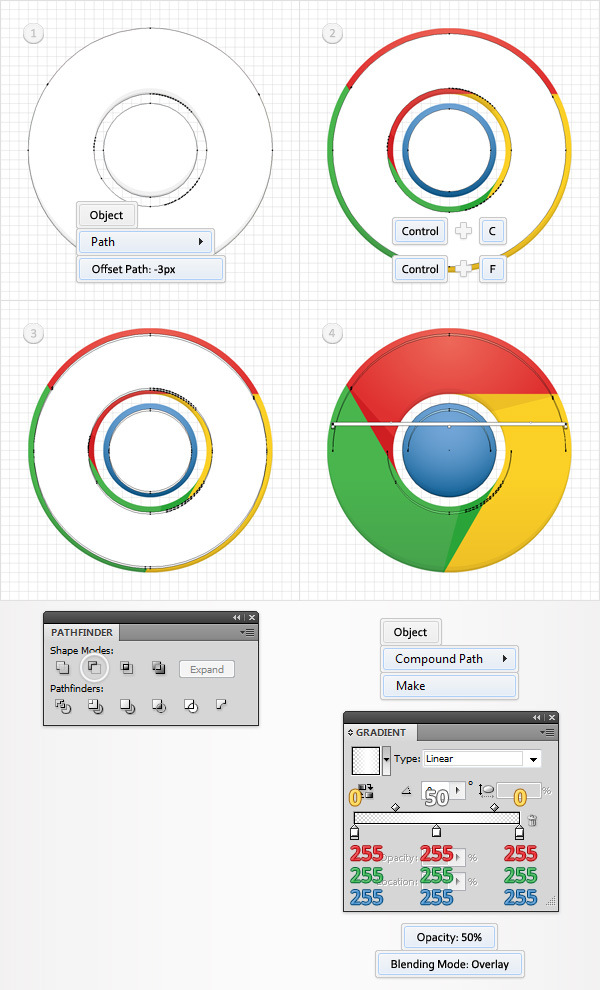 google chrome logo design