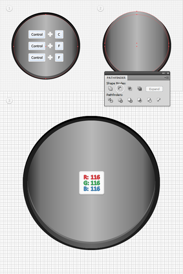 How to Create a Simple Google Chrome Icon in Adobe Illustrator 6