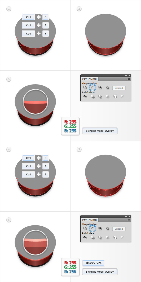 How to Create a Set of 3D Player Buttons in Adobe Illustrator 15