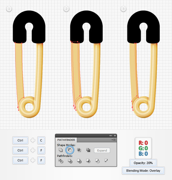 How to Create a Safety Pin Illustration in Adobe Illustrator 20