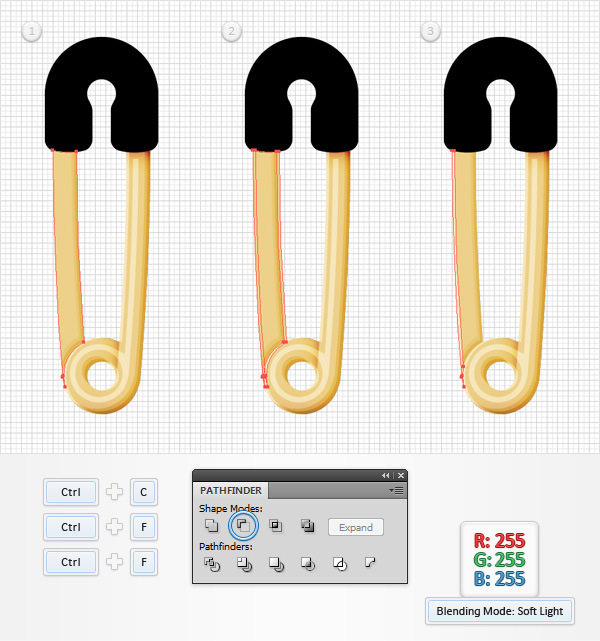 How to Create a Safety Pin Illustration in Adobe Illustrator 21