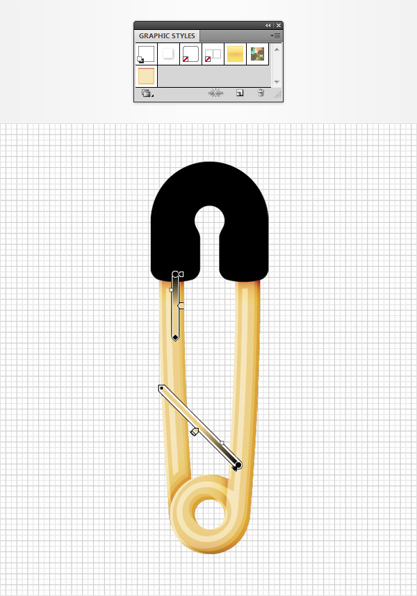 How to Create a Safety Pin Illustration in Adobe Illustrator 22