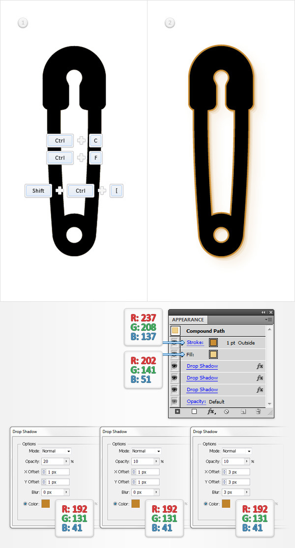 How to Create a Safety Pin Illustration in Adobe Illustrator 32