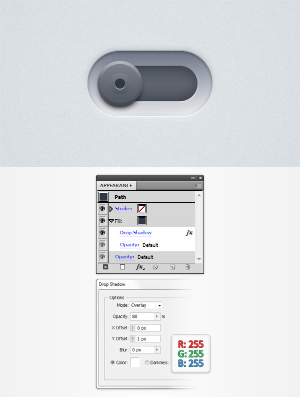 How to Create a Neat Switch Button in Adobe Illustrator 20
