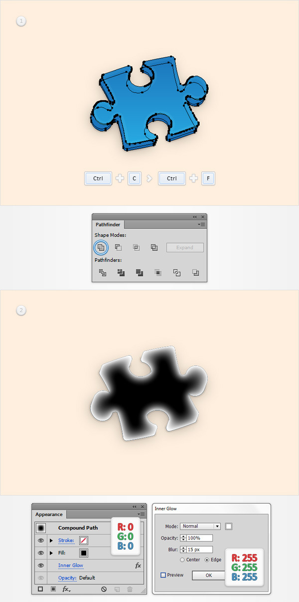How to Create a Puzzle Piece Icon 18