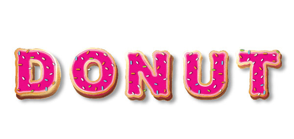 Create Yummy Donut Text Effect in Adobe Illustrator 17