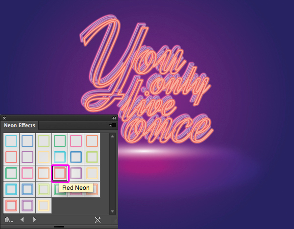  Creating a Glowing Neon Effect in Illustrator