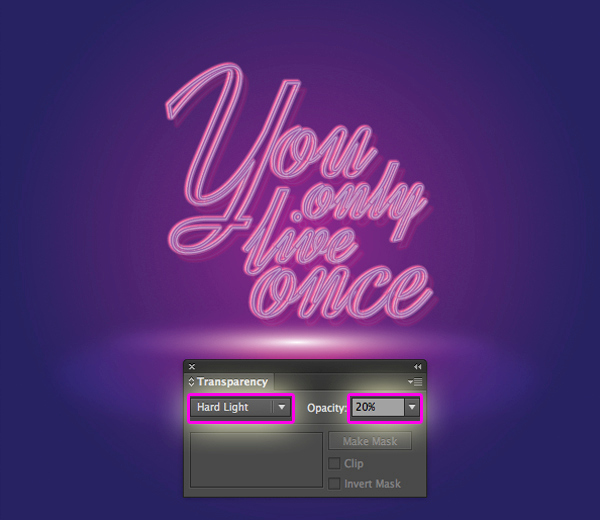  Creating a Glowing Neon Effect in Illustrator