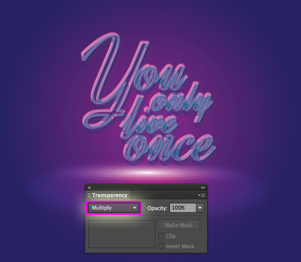  Creating a Glowing Neon Effect in Illustrator
