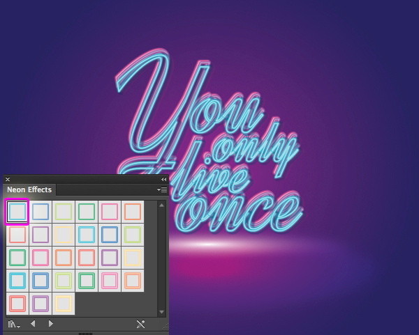 Creating A Glowing Neon Effect In Illustrator