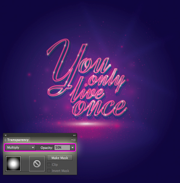  Creating a Glowing Neon Effect in Illustrator