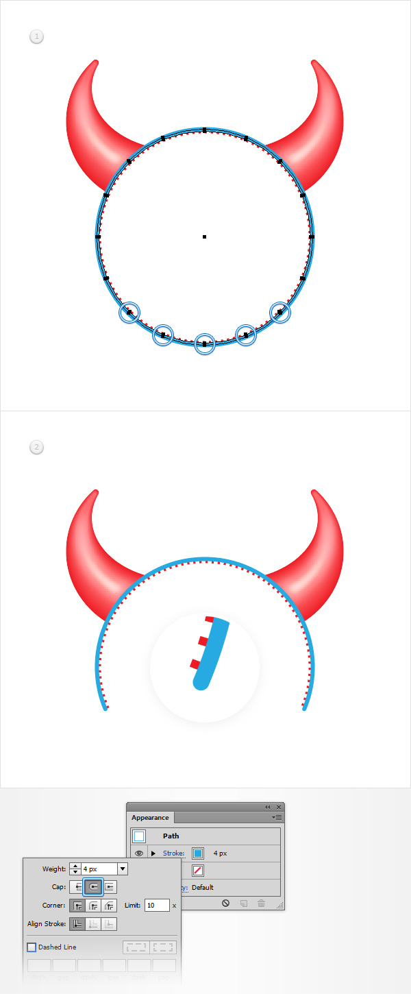 How to Create a Devil Horns Toy Illustration 20