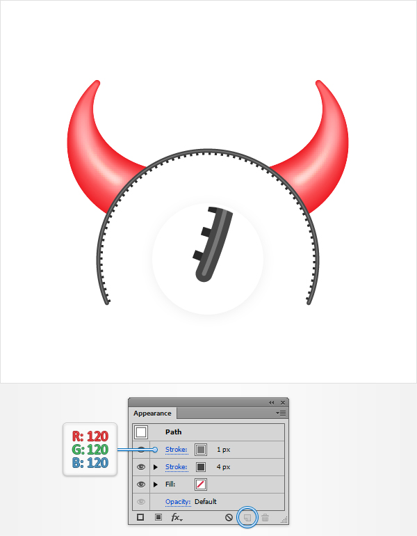 How to Create a Devil Horns Toy Illustration 23
