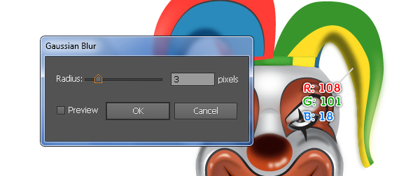 How to Create a Clown Face in Adobe Illustrator 99