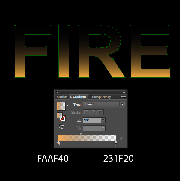 Illustrator 3에서 10 분 안에 Fire Text 효과를 만드는 방법