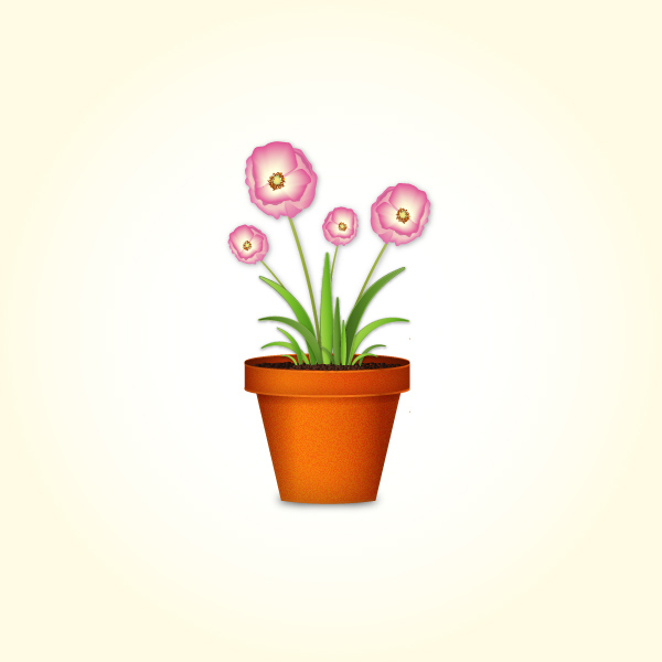 Create a Flowerpot from Scratch in Adobe Illustrator