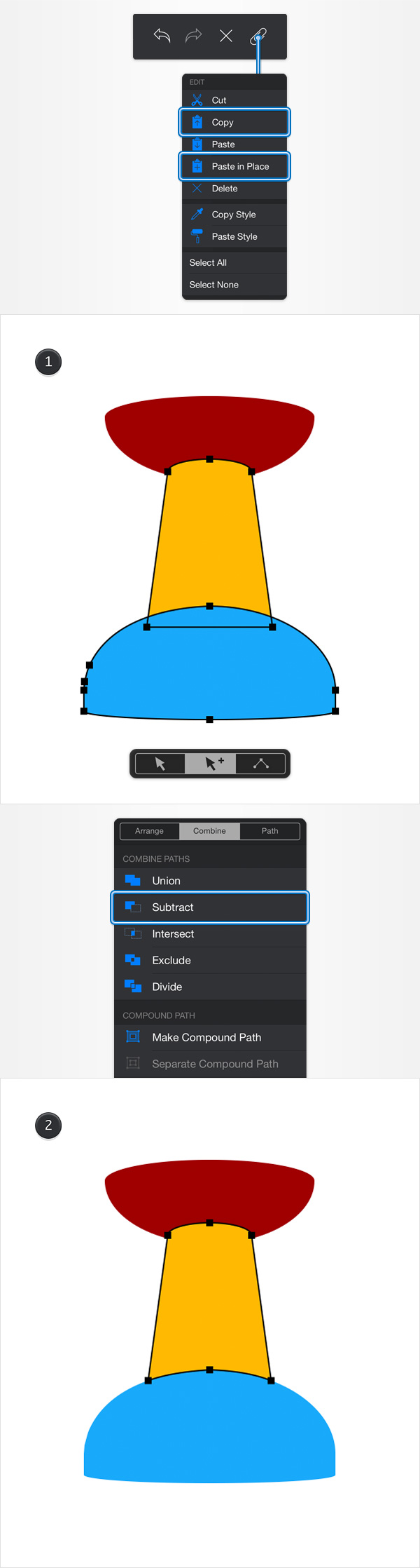 How to Create a Pin Icon in iDraw for iPad 11