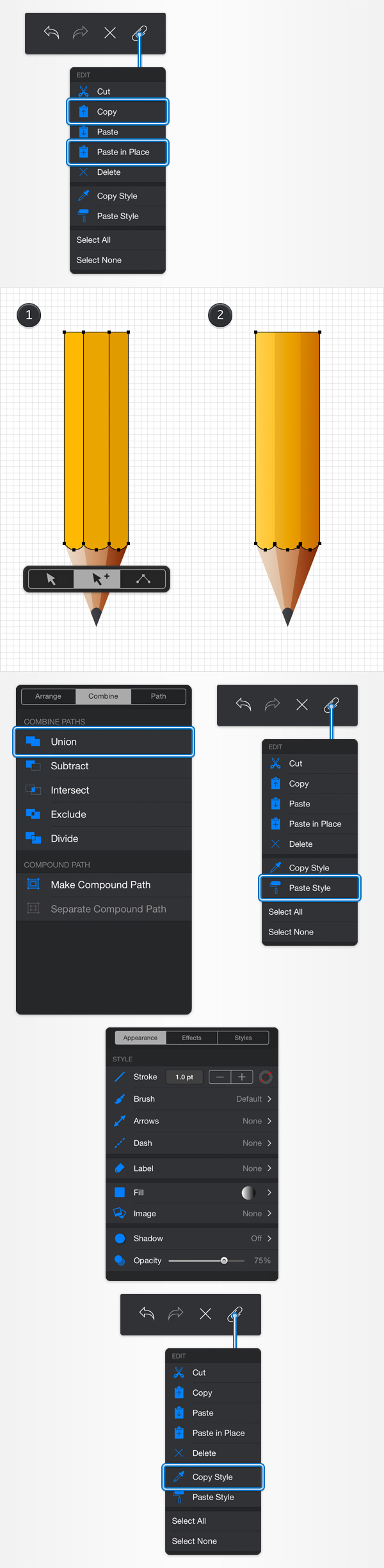 How to Create a Pencil Illustration in iDraw for iPad 15