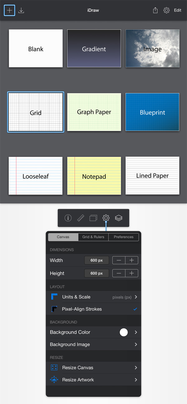 How to Create a Pencil Illustration in iDraw for iPad 1