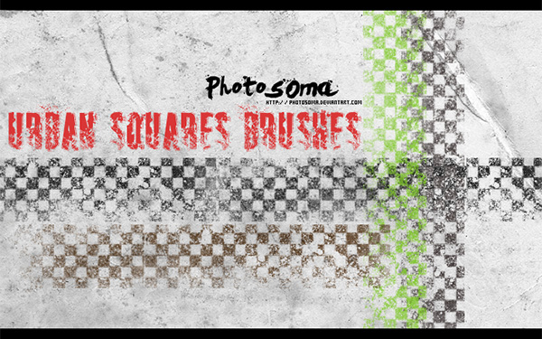 Urban Squares Brushes