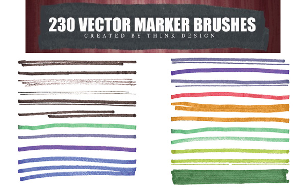 Vector Marker Brushes