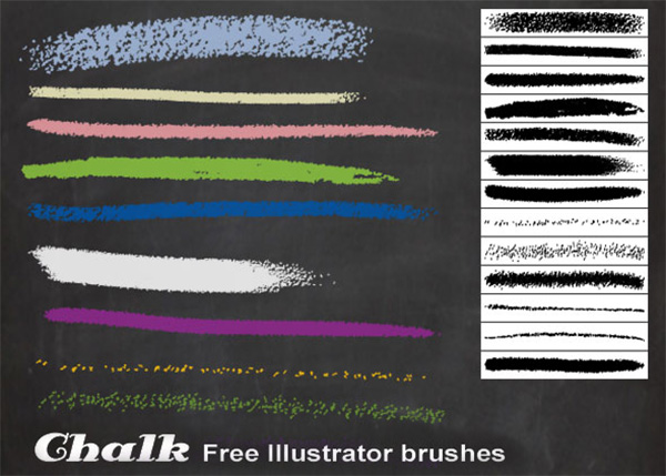 Chalk Illustrator Brushes
