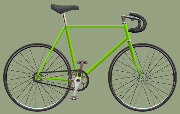 Create a Racing Bicycle in Adobe Illustrator 135