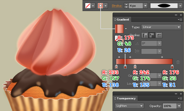 Create a Cupcake in Adobe Illustrator 11