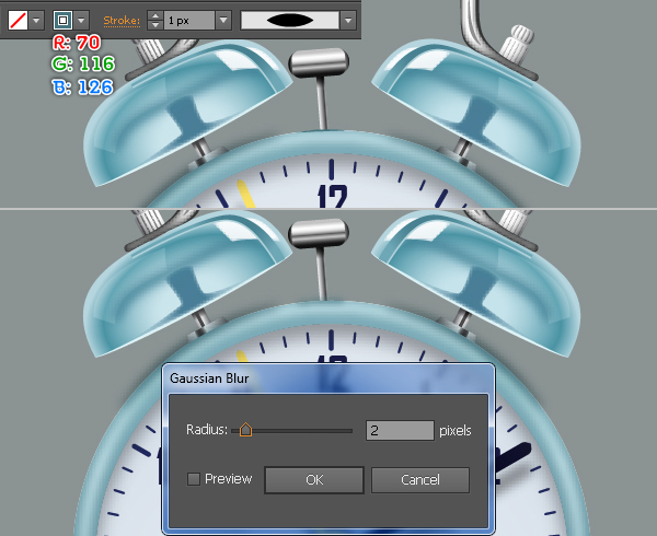 Create an Alarm Clock in Adobe Illustrator 102