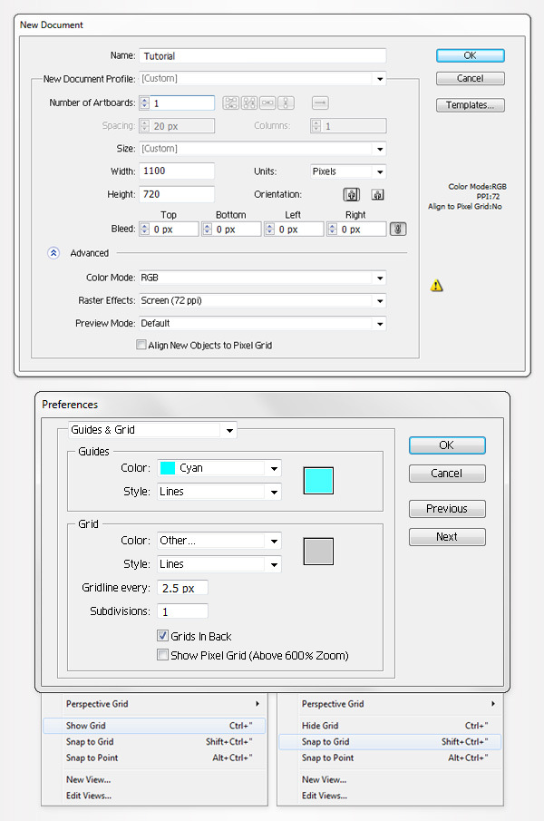 Adobe Illustrator 1에서 반 사실적인 MacBook Pro 일러스트레이션 만들기