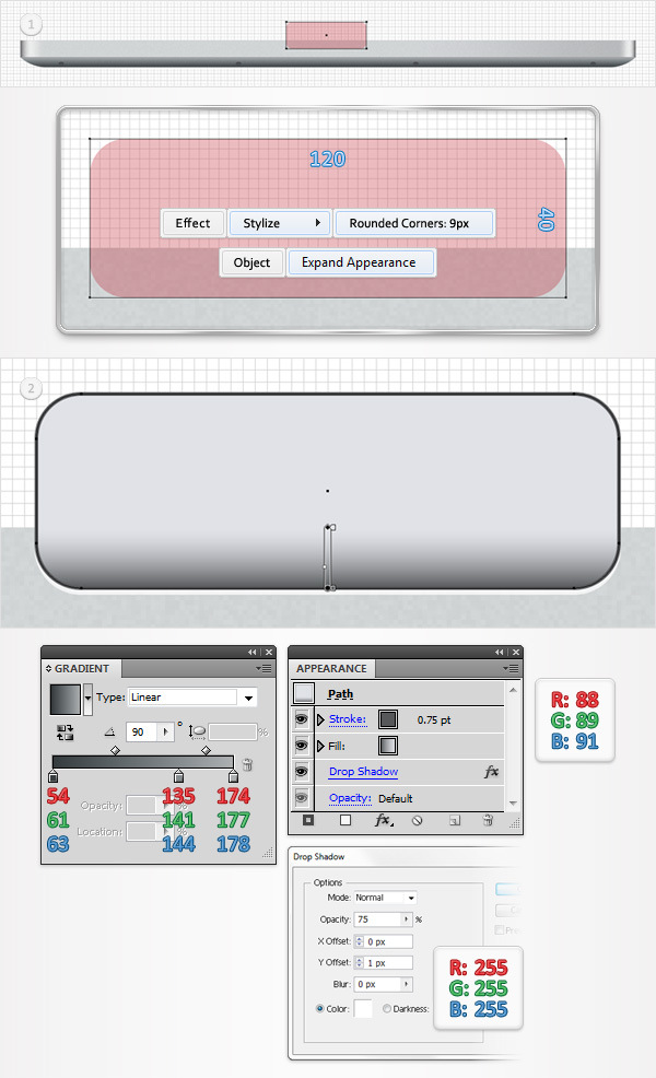 Create a Semi-Realistic MacBook Pro Illustration in Adobe Illustrator 9