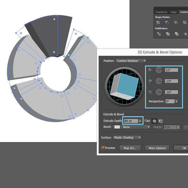 Illustrator Pie Chart Tool