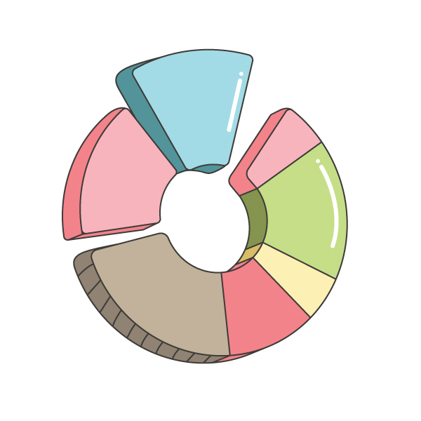 How to create a Pie Chart illustration using Adobe Illustrator 17