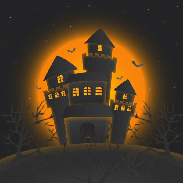 How to Create Haunted Castle for Halloween with Illustrator 11