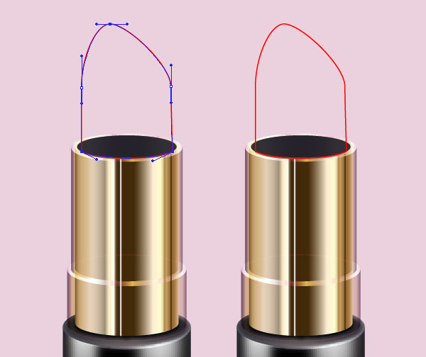 How to Draw Lipstick in Adobe Illustrator 11