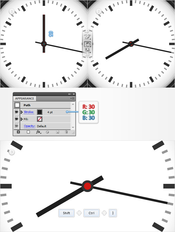 How to Create a Clock Illustration 23