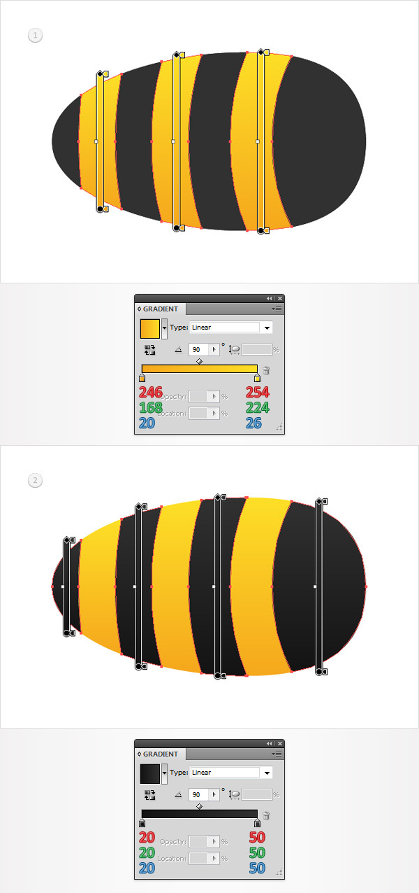 Create a Funny Bee Swarm Illustration in Adobe Illustrator 5