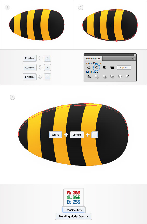 Create a Funny Bee Swarm Illustration in Adobe Illustrator 7