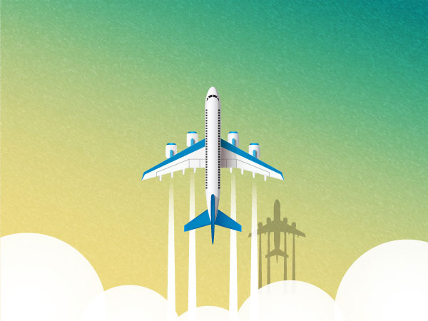 Adobe Illustrator로 비행기 일러스트레이션을 만드는 방법