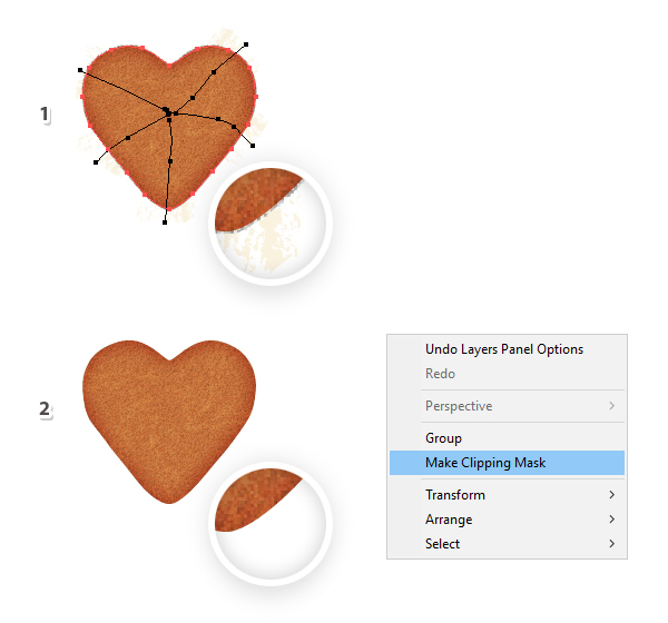 How to Draw Gingerbread Cookie Icons in Adobe Illustrator 2