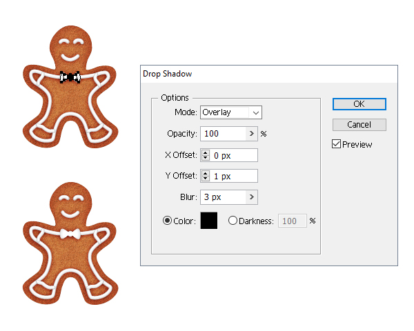 How to Draw Gingerbread Cookie Icons in Adobe Illustrator 2