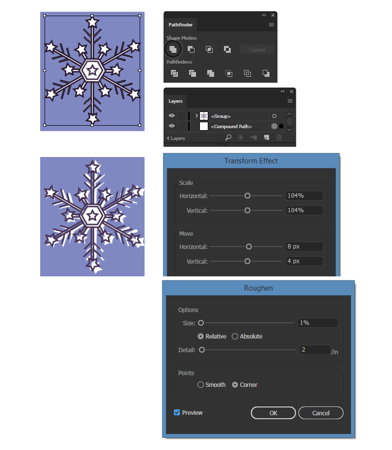 How to Create a Winter Seamless Pattern in Adobe Illustrator 21