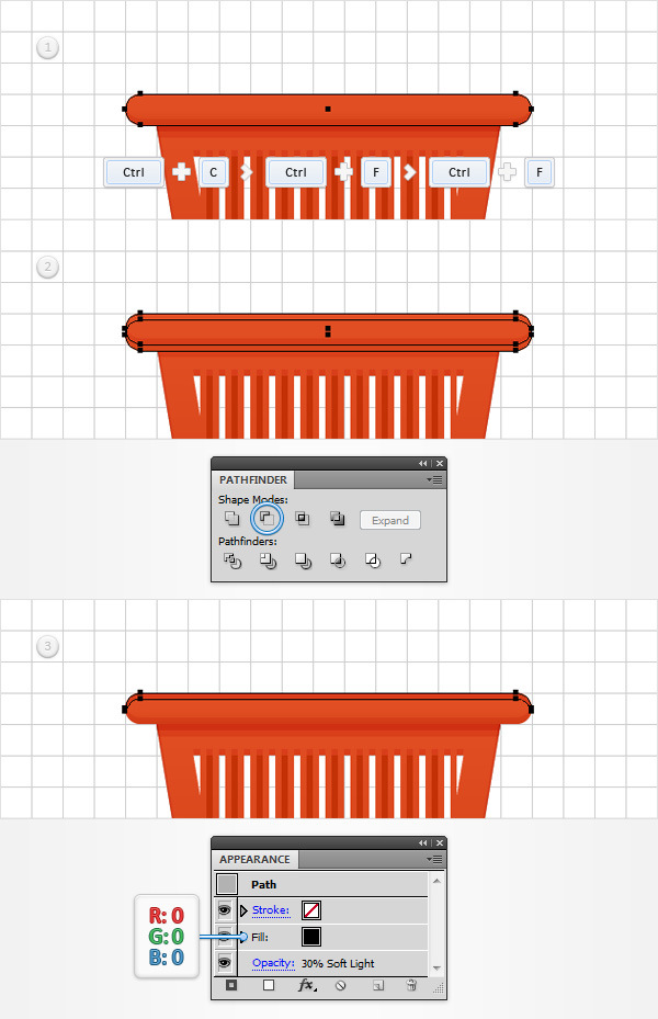 How to Create a Shopping Basket Icon in Adobe Illustrator 15