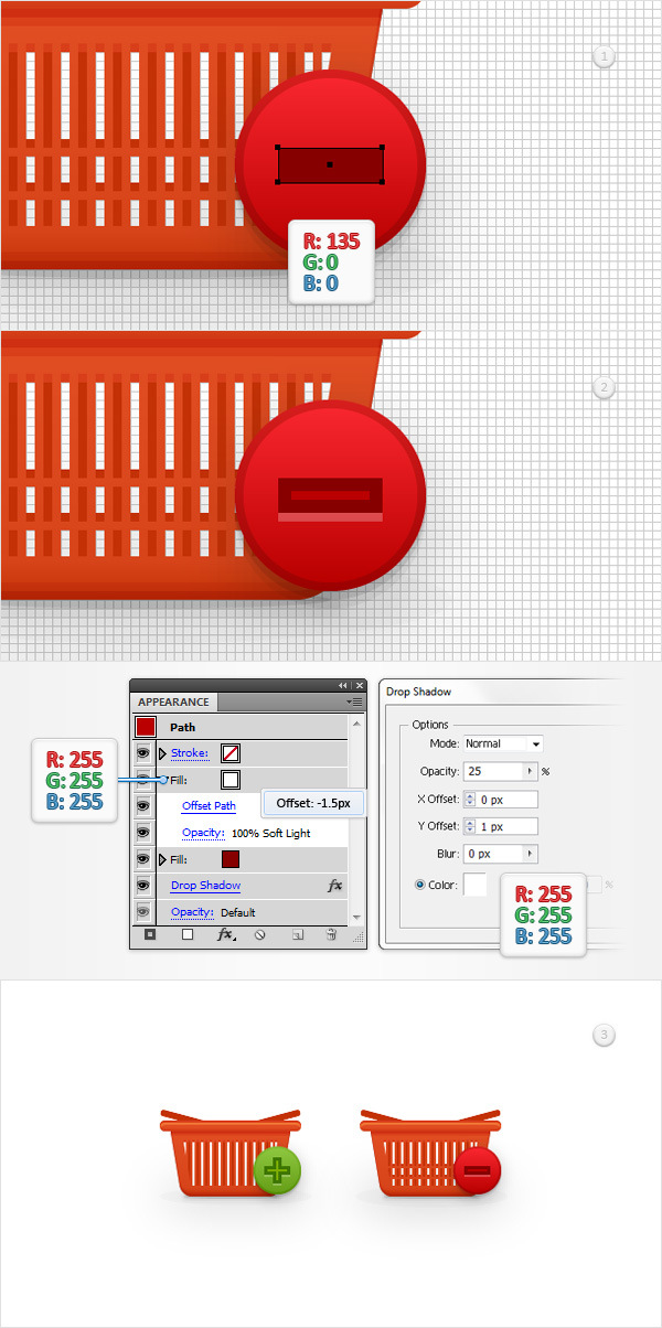 How to Create a Shopping Basket Icon in Adobe Illustrator 30