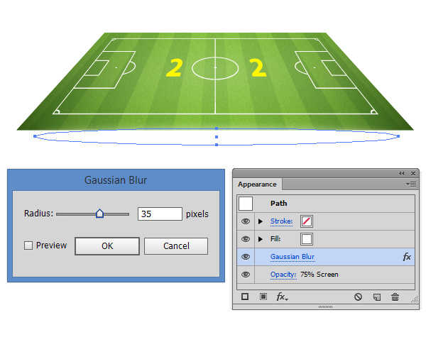 How to Create a 3D Soccer Field in Illustrator 22