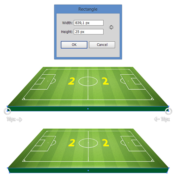 How to Create a 3D Soccer Field in Illustrator 24