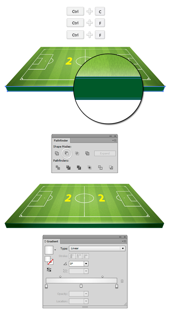 How to Create a 3D Soccer Field in Illustrator 26