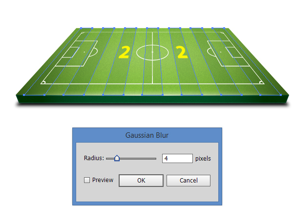 How to Create a 3D Soccer Field in Illustrator 28