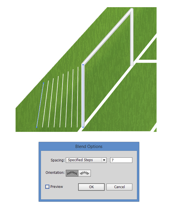 How to Create a 3D Soccer Field in Illustrator 44