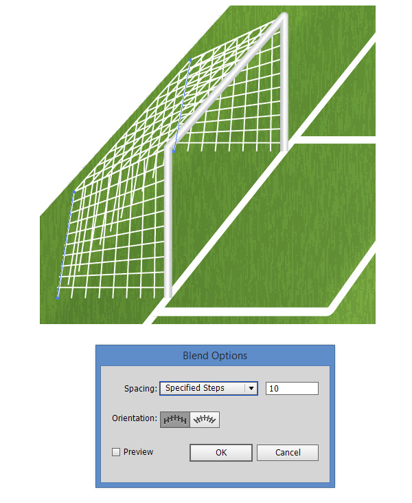 How to Create a 3D Soccer Field in Illustrator 50